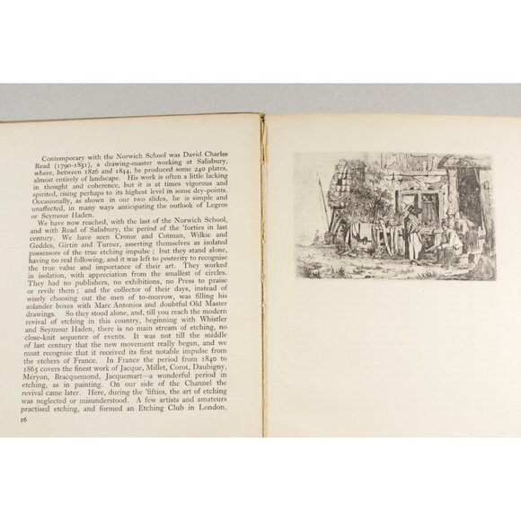 Antique Book "The British School of Etching" by Martin Hardie 1921 Signed 1st Ed - Picture 9 of 10